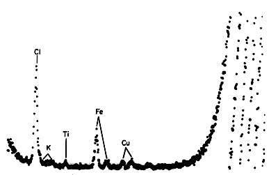 Hydrogen form sphagnum with many of previously detected elements removed.